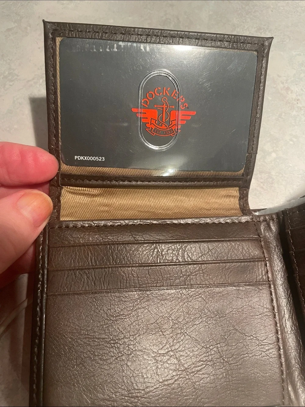 New Dockers Dark Brown Wallet